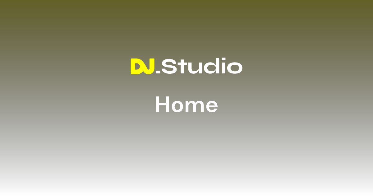Home | DJ.Studio